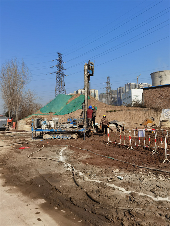 西安市紅光路，熱電廠，三星工業園區電力工程基坑支護施工